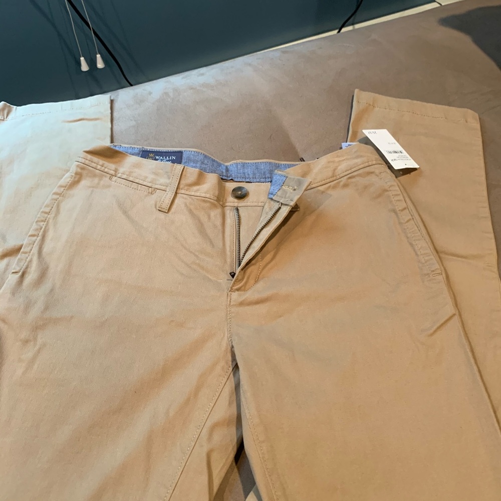Mens tan dress pants-NEW